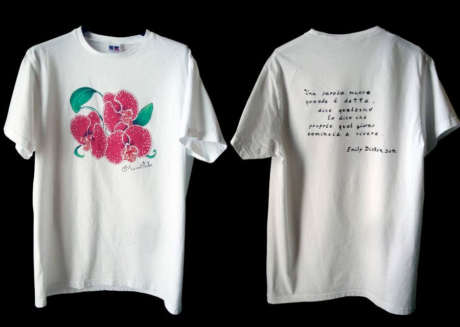 Al momento stai visualizzando T-shirt Orchidea