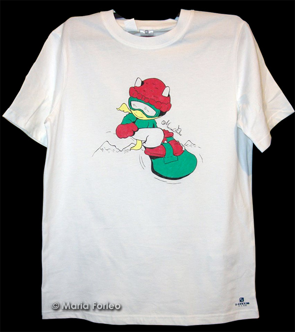 Al momento stai visualizzando Snowboarder, T-shirt DragoLine